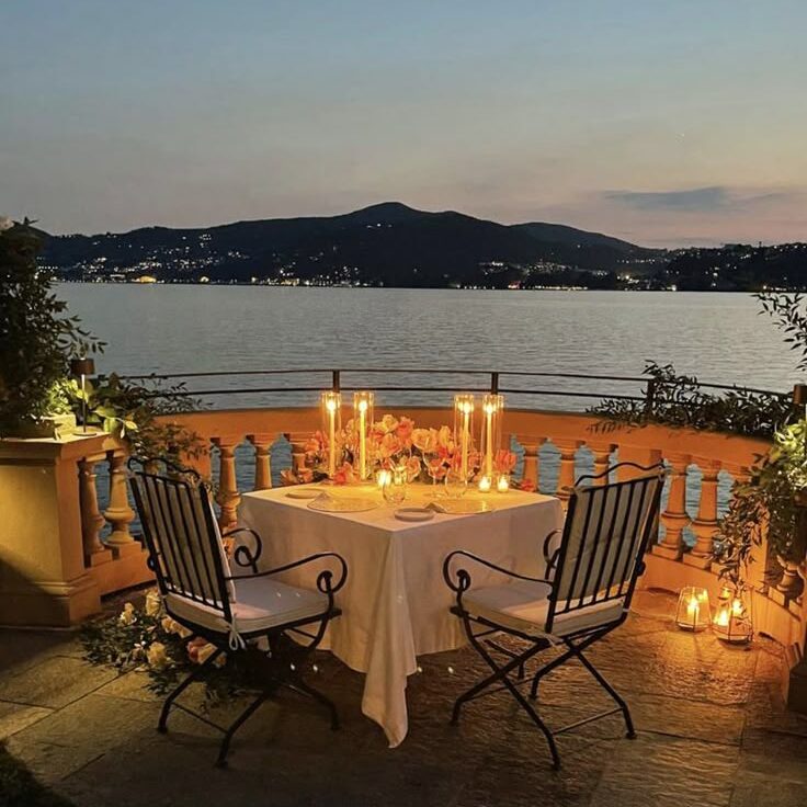 candlelight dinner and romantic things to do in Lake Como